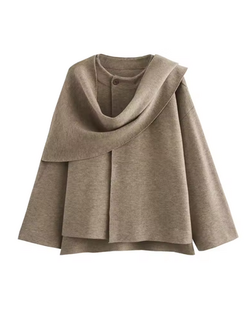 Parka Viena com Gola-Cachecol